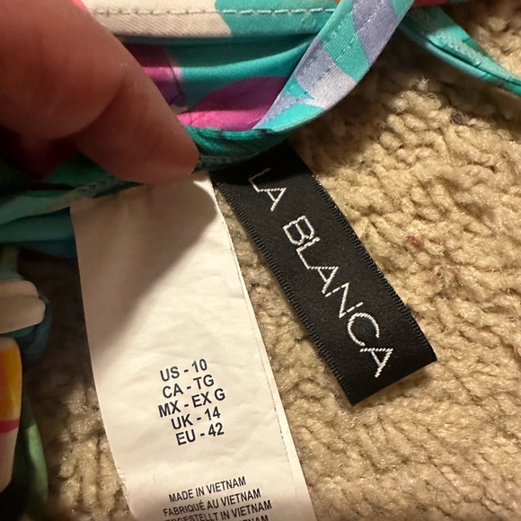 La Blanca Tropea Breeze Wrap Underwire Push Up Top - Picture 3 of 3